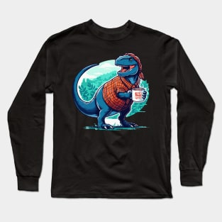 Tea rex break Long Sleeve T-Shirt